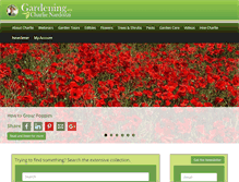 Tablet Screenshot of gardeningwithcharlie.com